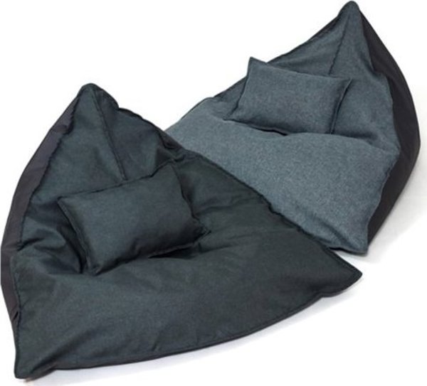 Go Gift Πουφ σάκος RELAX γκρι XL 120x80