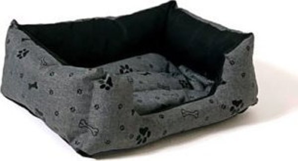 Go Gift GO GIFT Κρεβάτι για σκύλο XL - γραφίτης - 75x55x15 cm