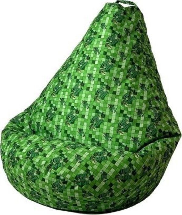 Go Gift Pufa worek sako GRUSZA DRUK minecraft XL 130x90