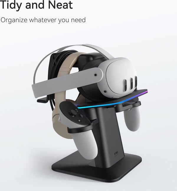 Γυαλιά VR KIWI design βάση φόρτισης RGB για Meta Quest 3 | KIWI DESIGN & META