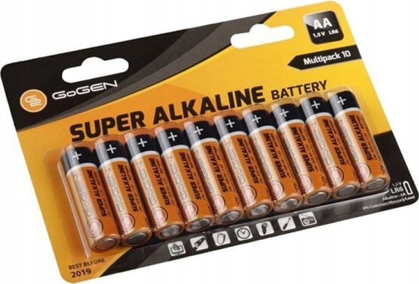 Μπαταρίες αλκαλικές AA GoGEN - LR06 10τμχ