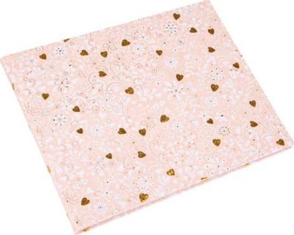 Goldbuch Βιβλίο επισκεπτών GOLDBUCH 77034 Finamente rosé 100 σελίδες 25x20| λευκά φύλλα [V]