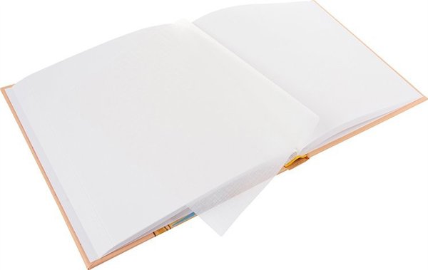 Άλμπουμ Goldbuch GOLDBUCH 27256 Fortuna πορτοκαλί γωνία/διαχωριστικά 30x31 εκ 60 σελίδες| λευκά φύλλα [V]
