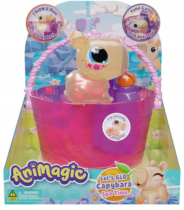 Goliath Animagic Capybara Spa Time 44150 - Διαδραστικό Παιχνίδι Λούτρινο Καπιμπάρα