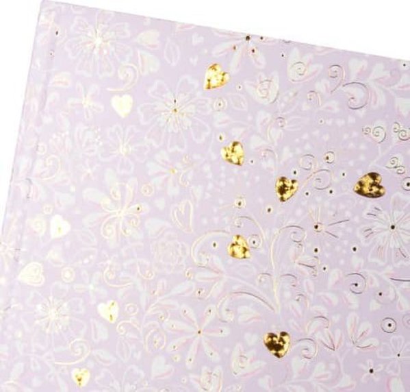 Βιβλίο επισκεπτών Goldbuch GOLDBUCH 77036 Finamente λιλά 100 σελίδες 25x20| λευκά φύλλα [V]