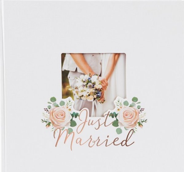Goldbuch Album GOLDBUCH 08188 Just Married 30x31cm 60 pages |white sheets| corner/splits [V]