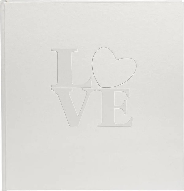Goldbuch Album GOLDBUCH 08118 White Love 30x31cm 60 pages |white sheets| corner/splits [V]
