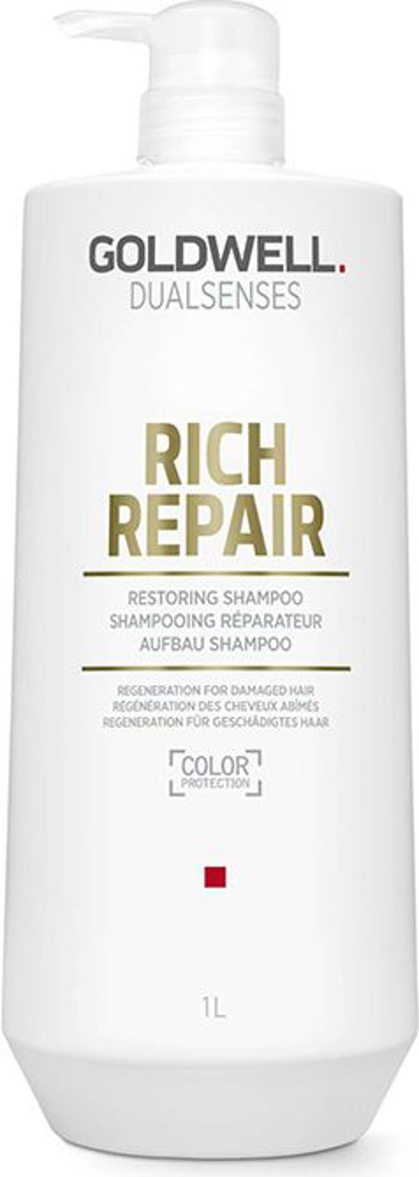 Goldwell Dualsenses Rich Repair Σαμπουάν αναδόμησης για ταλαιπωρημένα μαλλιά 1000 ml