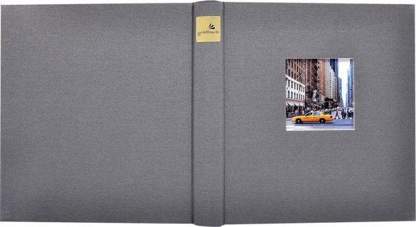 Goldbuch Album GOLDBUCH 27725 Bella Vista grey 30x31/60 pages |white sheets|corner/splits|bookbound