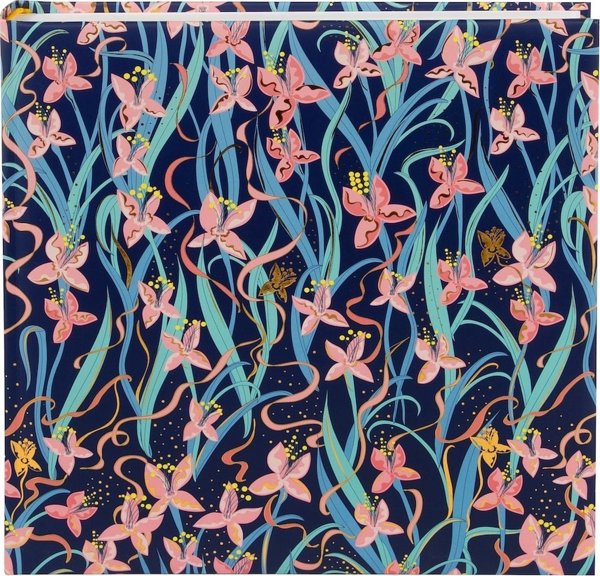 Goldbuch Άλμπουμ GOLDBUCH 17517 Garden Chic μπλε 23x23cm, 10x15cm /200 φωτογραφίες τσέπης | βιβλιοδεσία