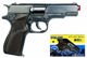 Gonher Metalowy pistolet policyjny 8 naboi