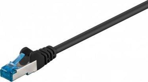 Καλώδιο σύνδεσης Goobay CAT 6A, S/FTP (PiMF), μαύρο - Μήκος καλωδίου 30 m