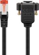 Καλώδιο επέκτασης Goobay CAT 6 S/FTP (PiMF), μαύρο - Μήκος καλωδίου 1 μ