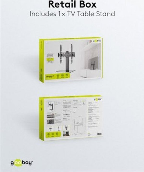 Βάση τηλεόρασης Goobay Basic Fix 58524