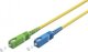 Goobay Οπτικό Καλώδιο FTTH OS2, Μονότροπο Simplex, Κίτρινο, 5m