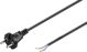 Καλώδιο σύνδεσης με βύσμα b/u H03VVH2-F 2x0,75 7,5m Goobay (58913)