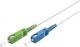 Καλώδιο Οπτικών Ινών Goobay FTTH, Μονότροπο (OS2), Simplex, Λευκό, 2 m