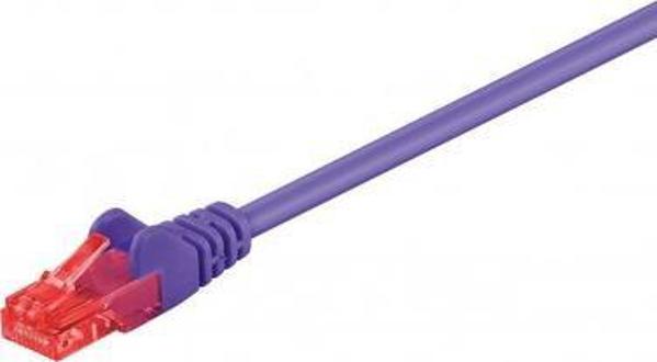 Καλώδιο Δικτύου Goobay CAT 6 U/UTP, 7.5m - Μωβ