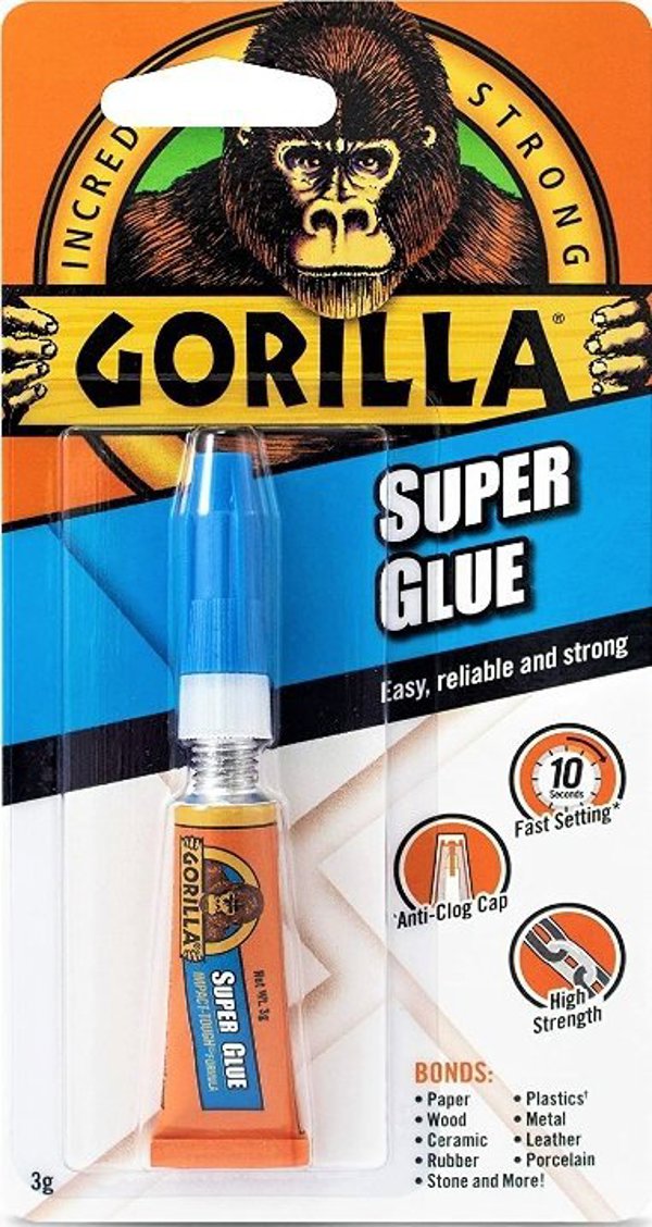 Κόλλα Gorilla "Superglue" 1x3g
