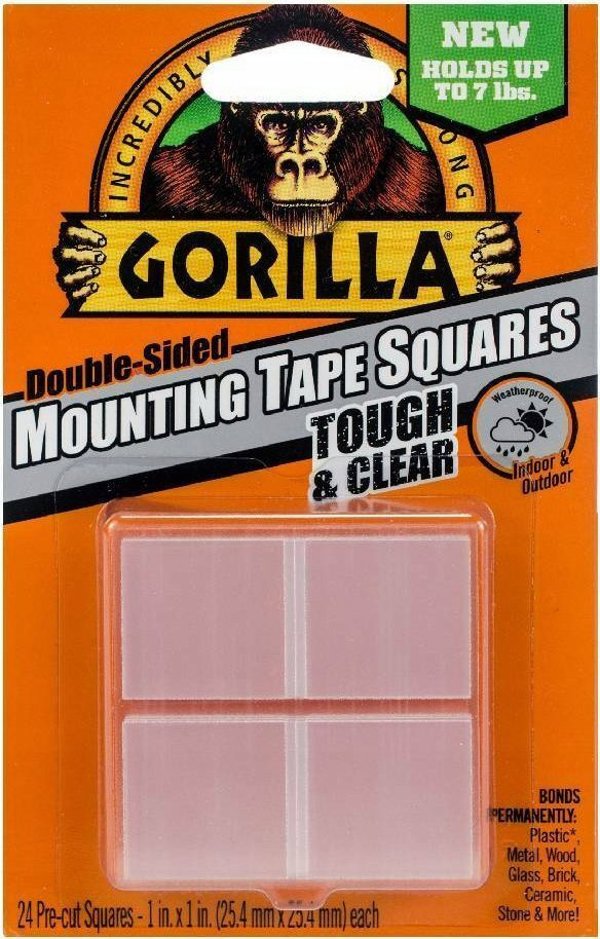 Ταινία στερέωσης Gorilla Sports Gorilla Tape Τετράγωνα 24 τεμάχια