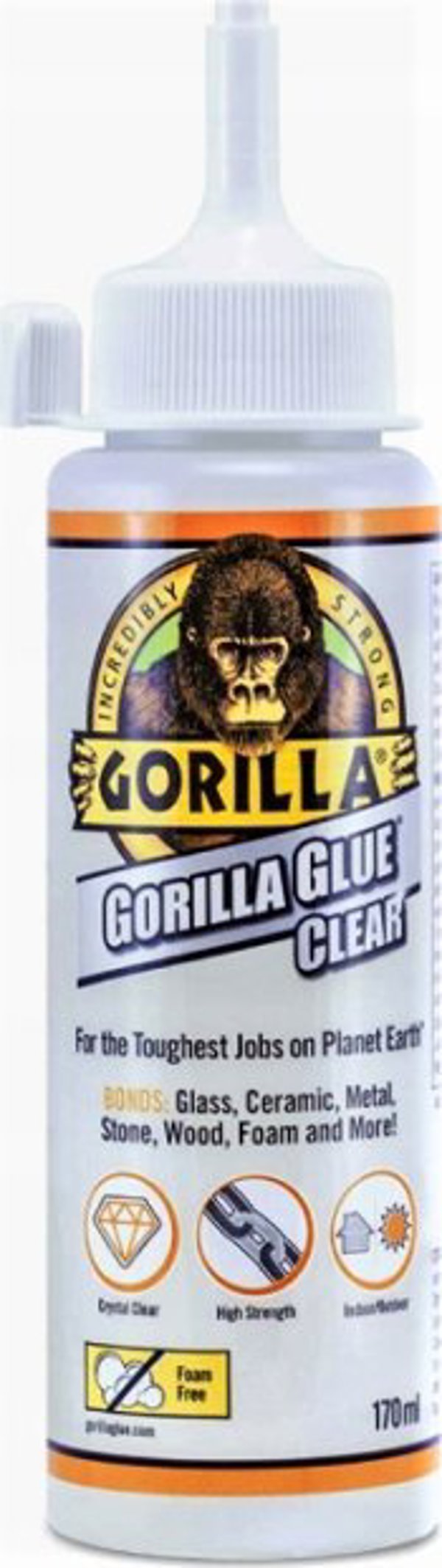 Gorilla Sports Gorilla κόλλα Clear 170ml