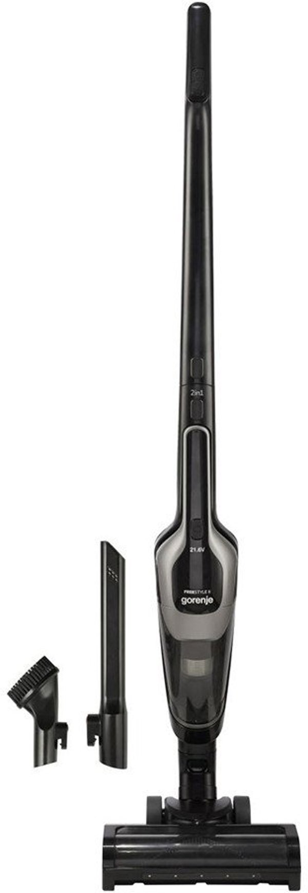 Gorenje tyčový vysavač, 132 W, bezsáčkový, displej HEPA filtr