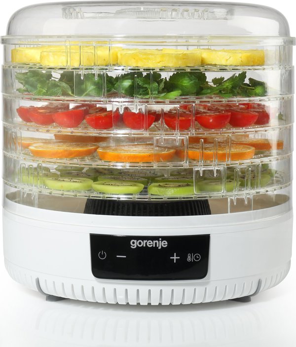 Gorenje | Food Dryer | FDK500GCW | Power 380 W | Number of trays 5 | Integrated timer | White