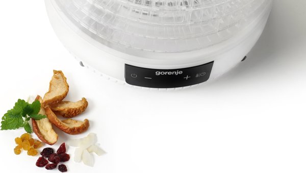 Gorenje | Food Dryer | FDK500GCW | Power 380 W | Number of trays 5 | Integrated timer | White