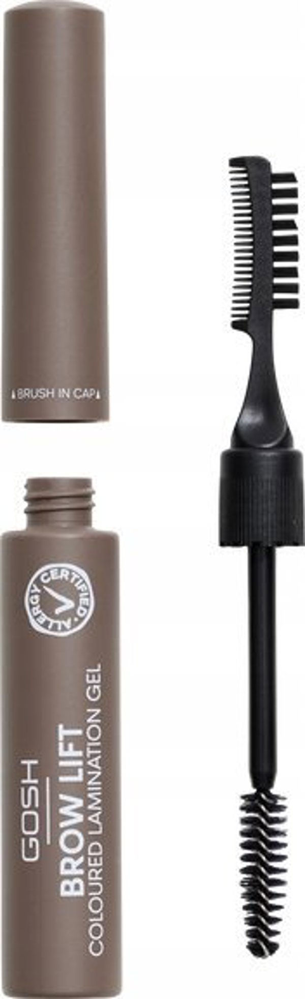 GOSH_Brow Lift Lamination Gel τζελ για ανύψωση και πλαστικοποίηση φρυδιών 001 Greybrown 6ml