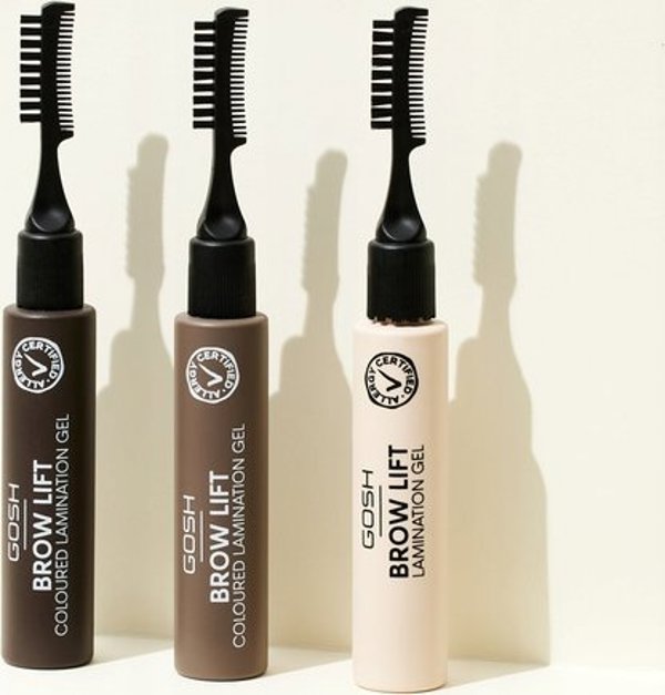 GOSH_Brow Lift Lamination Gel τζελ για ανύψωση και πλαστικοποίηση φρυδιών 001 Greybrown 6ml