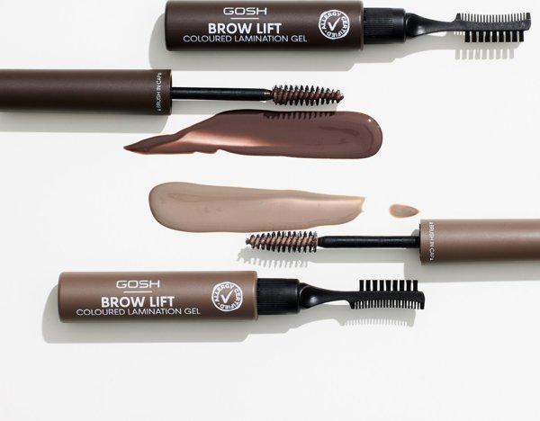 GOSH_Brow Lift Lamination Gel τζελ για ανύψωση και πλαστικοποίηση φρυδιών 001 Greybrown 6ml