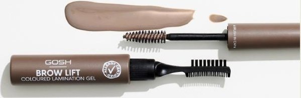 GOSH_Brow Lift Lamination Gel τζελ για ανύψωση και πλαστικοποίηση φρυδιών 001 Greybrown 6ml