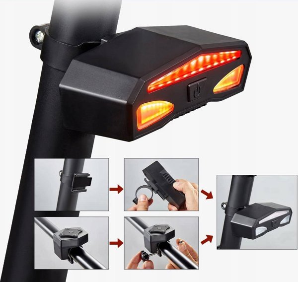 Gotel L8O Λάμπα Ποδηλάτου Led Φλας
