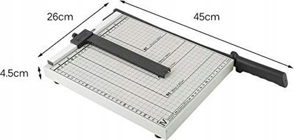 Gotel K756A Μεταλλικός Κόπτης Χαρτιού, Επαγγελματικό Εργαλείο Κοπής, Ανθεκτική Κατασκευή