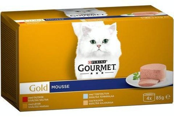 GOURMET GOLD WET CAT 4X85G PATE