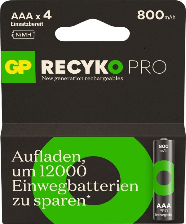 GP 1x4 GP ReCyko Pro NiMH Μπαταρία AAA/Micro 800mAh Pro