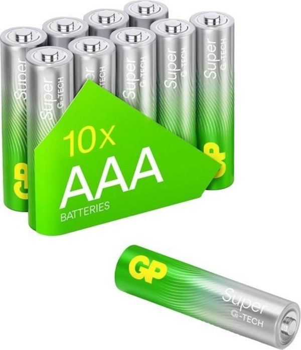 GP 6+4 GP Super Αλκαλικές 1,5V AAA Micro LR03 GPSUP24A997C10