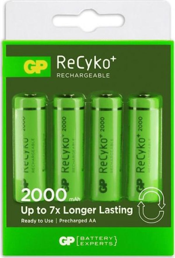 GP Επαναφορτιζόμενη Μπαταρία ReCyko+ AA / R6 2100mAh 4 τεμ.