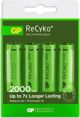 GP Επαναφορτιζόμενη Μπαταρία ReCyko+ AA / R6 2100mAh 4 τεμ.