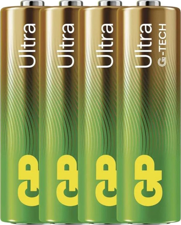 GP Αλκαλική μπαταρία, AA (LR6), AA, 1.5V, GP, συσκευασία blister, 4-pack, ULTRA