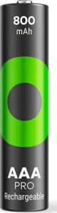 GP GP ReCyko Pro Επαναφορτιζόμενη Μπαταρία, Μέγεθος AAA, 800 mAh, συσκευασία 4 τεμαχίων