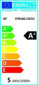 GP LED Filamen Mini Candle E14, 5W, 470lm, dimmable (472107)