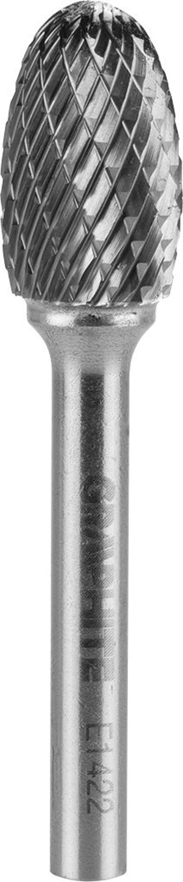 Graphite Φρέζα Μετάλλου HM Τύπου E Οβάλ 14 x 22 mm, Στέλεχος 6 mm, 55H367