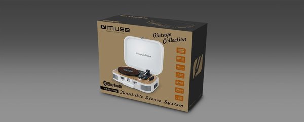 Gramofon Muse MT-201WW Retro