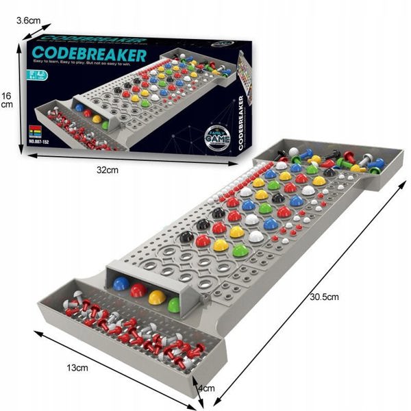 Gra Logiczna Kodowanie Zgadnij Kod Codebreaker LEAN Toys