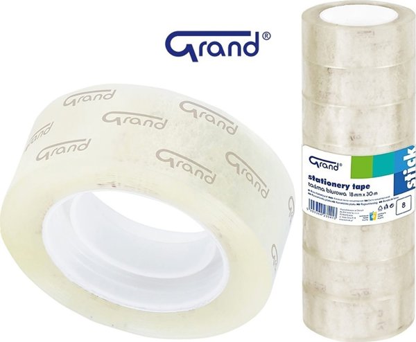 Grand Ταινία γραφείου Grand 18mm/30m διάφανη (8)