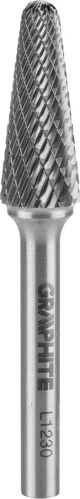 Φρέζα για μέταλλο HM τύπου L (κωνική) 12 x 30 mm στέλεχος 6 x 45 mm 55H377 GRAPHITE