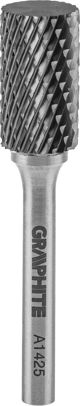 Graphite Φρέζα Μετάλλου HM Τύπου A Κυλινδρική 14x25mm, Στέλεχος 6x45mm (55H354)