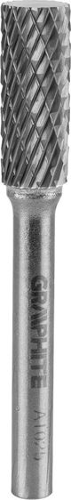 Φρέζα για μέταλλο HM τύπου A (κυλινδρική) 10 x 25 mm στέλεχος 6 x 45 mm 55H352 GRAPHITE