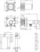 Graphite bidet set OMNIRES BIDETTA Y